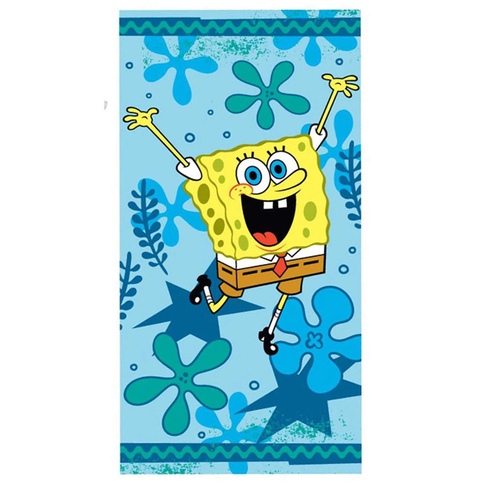 Sponge Bob Microfiber Beach Towel 27 x 54